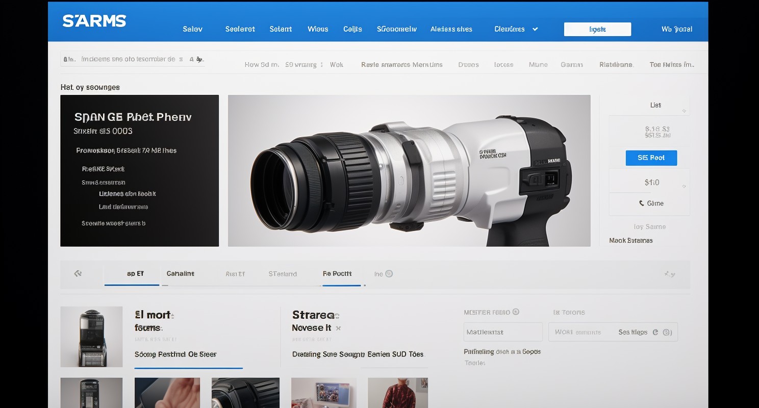 Sears Online Store Interface
