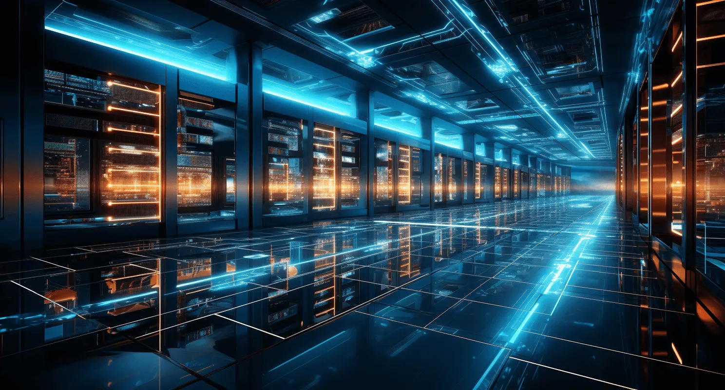 Web Hosting Server Room