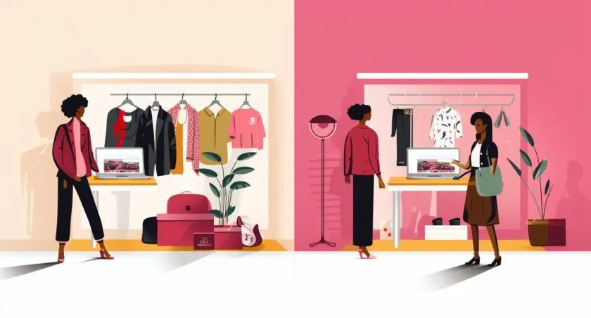 Jcrew Online Vs. In Store Purchases Visual
