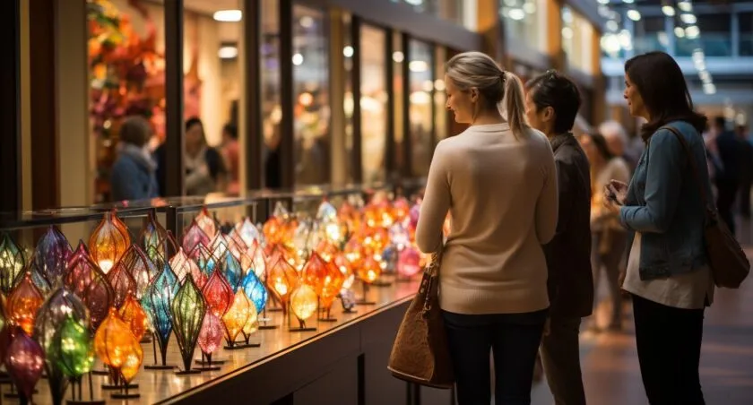 Fashionable Shoppers At Windsor Store