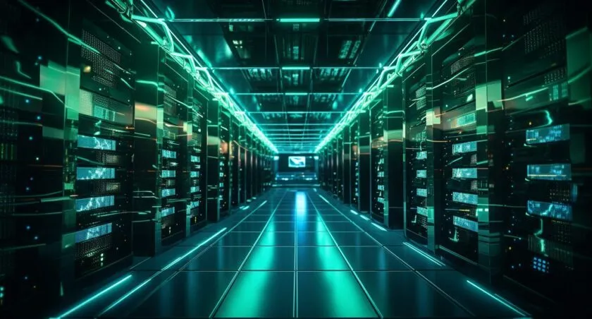 Web Hosting Server Room