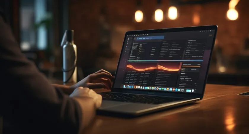 Person Buying Bitcoin With Apple ID Balance On A Laptop