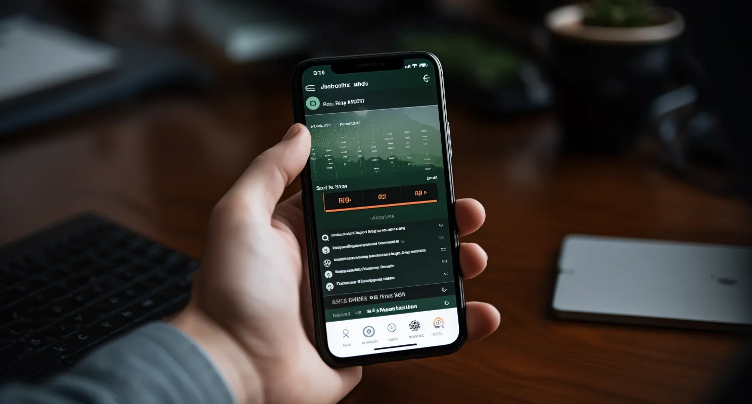 A Hand Holding A WordPress Dashboard