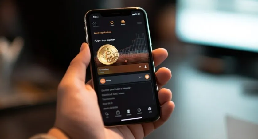 Bitcoin Wallet Close Up
