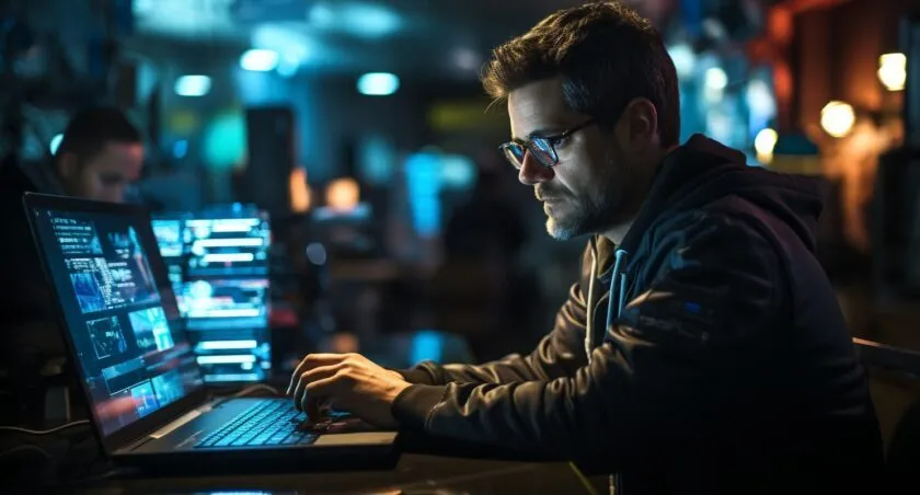 Person Buying Bitcoin With Venmo On A Laptop