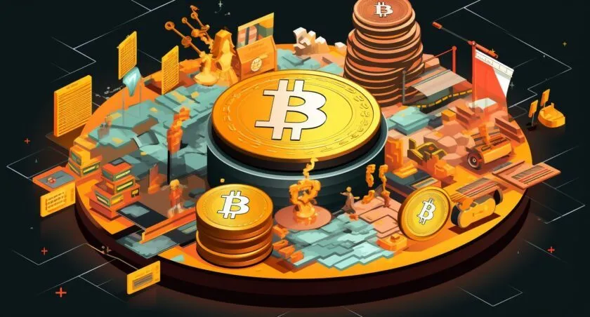 Cryptocurrency Tax Implications Illustration