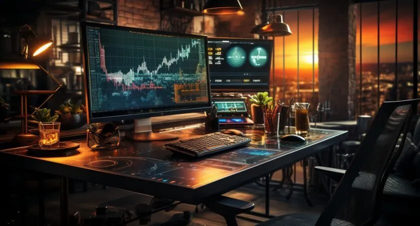 Cryptocurrency Trading Floor