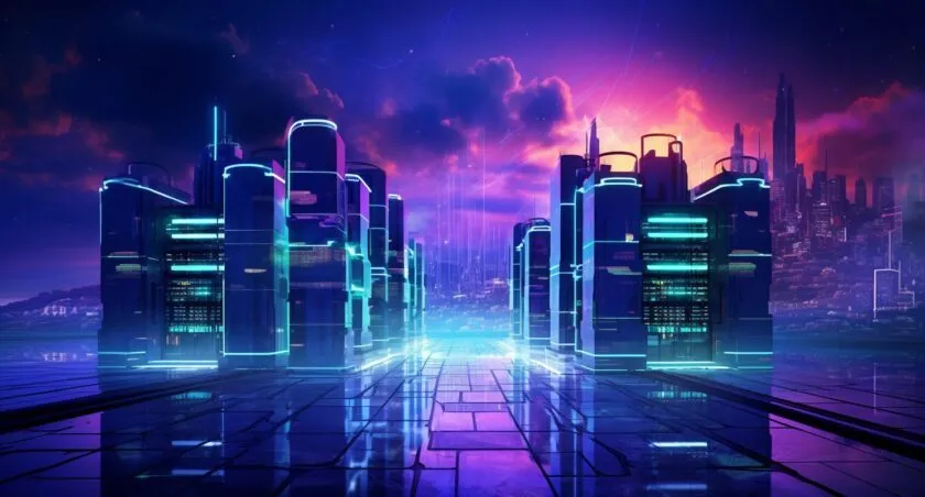 Enterprise Cloud Solutions Illustration