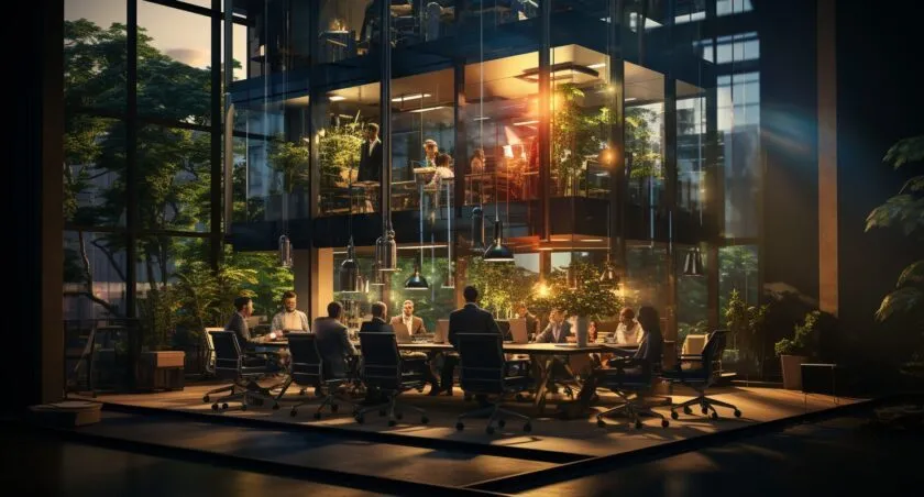 Venture Capital Office Meeting
