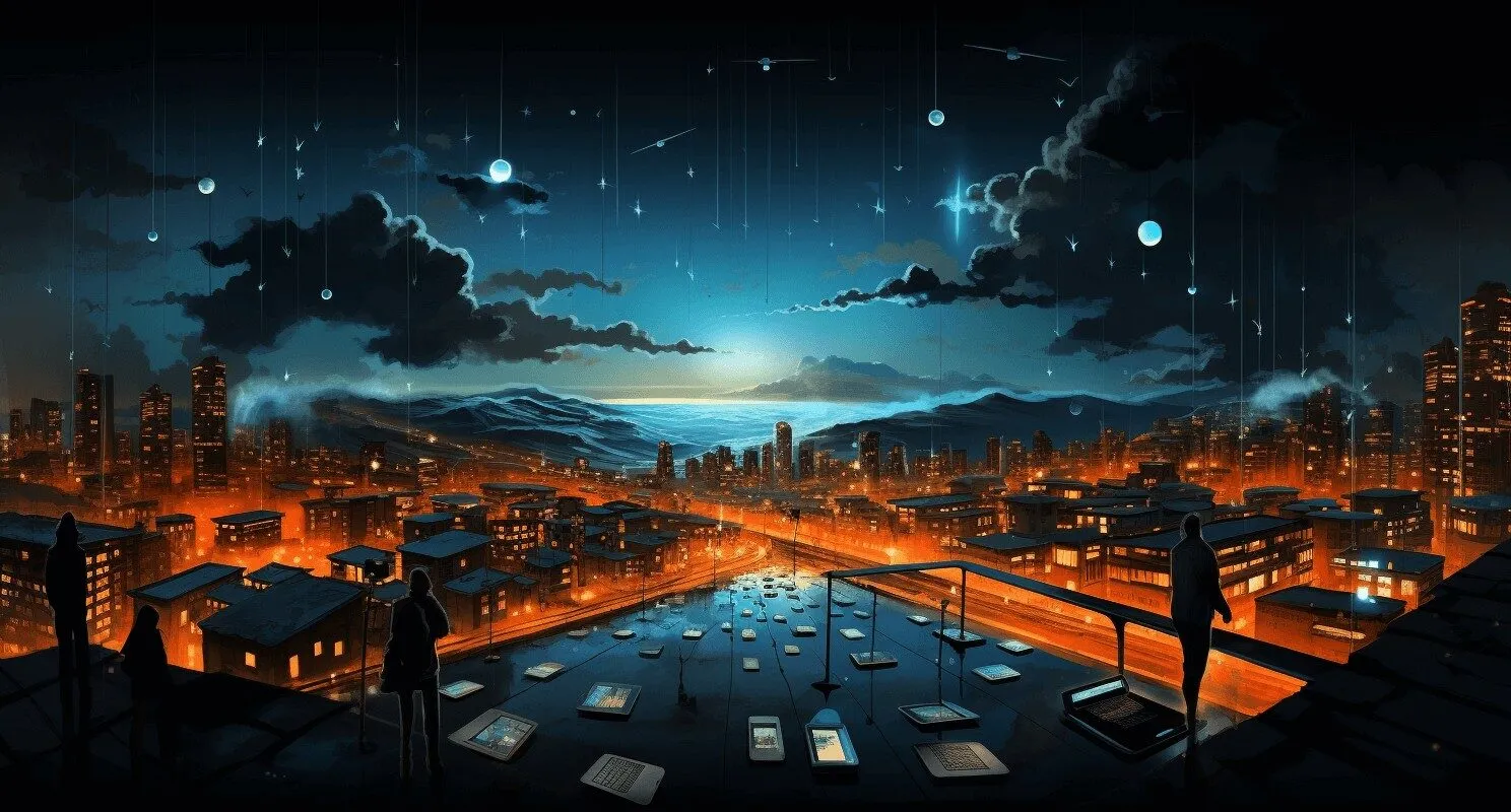 Digital Divide Illustration