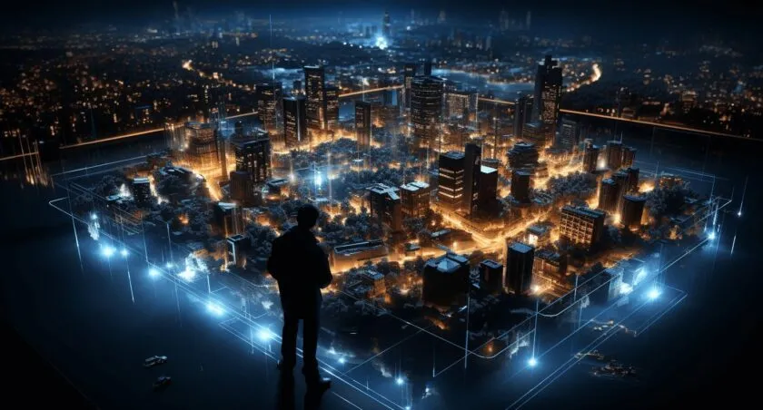 ICT Internet Communication Technology Concept