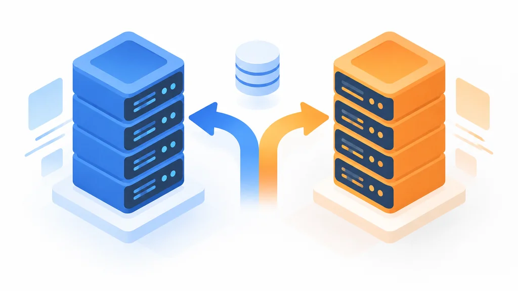 PostgreSQL vs MySQL comparison diagram showing database architecture differences